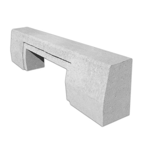 Bordura per canaletta - KERB - A Cimenteira do Louro - in calcestruzzo / a forma di U