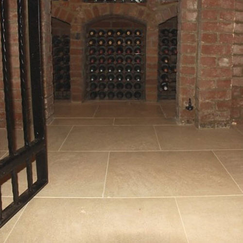 Lastra in pietra in pietra calcarea - CREME DE MÓS - dimpomar - Natural Stone from Portugal and Around - per pavimento / a muro / levigata