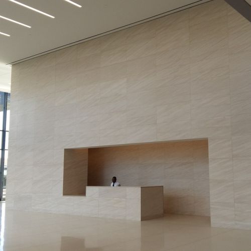 Lastra in pietra in calcare - BRANCO DO MAR - dimpomar - Natural Stone from Portugal and Around - per pavimento / a muro / levigata