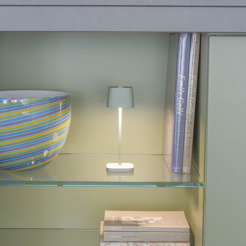 Lampada da tavolo - OFELIA MICRO - Zafferano Srl - in alluminio / contemporanea / a batteria ricaricabile