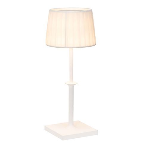 Lampada da tavolo - Poldina Classic - Zafferano Srl - in alluminio / in tessuto / classica
