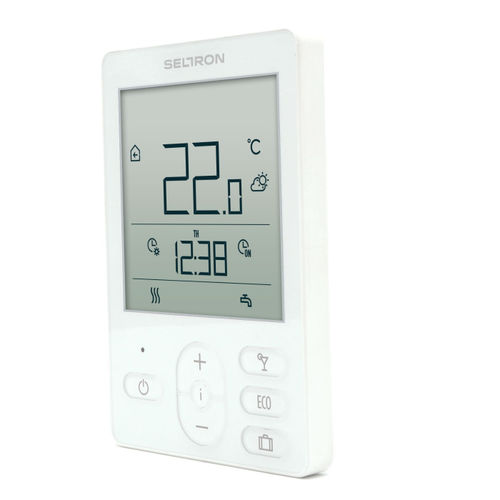 Termostato elettronico - ST1E - Seltron - programmabile / per riscaldamento / per riscaldamento a pavimento