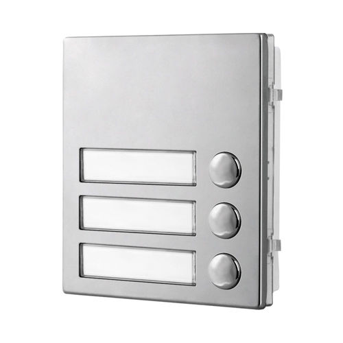 Modulo di citofono in acciaio inossidabile - 4843 - Videx Electronics S.p.A. - in acciaio inossidabile con finitura opaca / in alluminio anodizzato / non residenziale