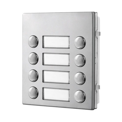 Modulo di citofono in acciaio inossidabile - 4844D - Videx Electronics S.p.A. - in acciaio inossidabile con finitura opaca / in alluminio anodizzato / non residenziale