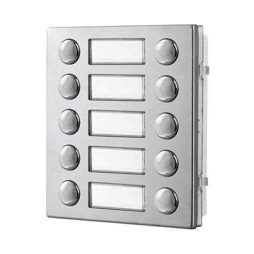 Modulo di citofono in acciaio inossidabile - 4845D - Videx Electronics S.p.A. - in acciaio inossidabile con finitura opaca / in alluminio anodizzato / non residenziale