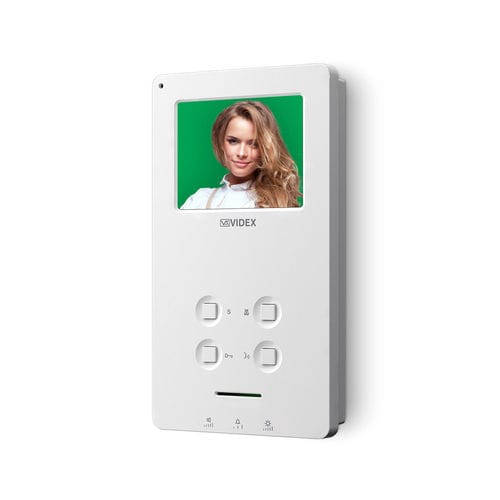 Videocitofono bianco - 6388 - Videx Electronics S.p.A. - nero / da incasso / da interno