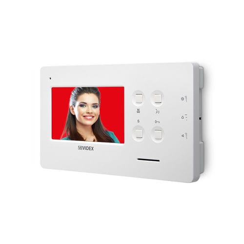 Videocitofono bianco - 6488 - Videx Electronics S.p.A. - nero / da incasso / da interno