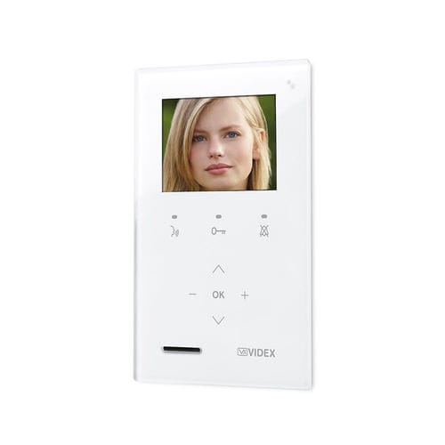 Citofono esterno nero - KRV88 - Videx Electronics S.p.A. - bianco / da esterno / da interno
