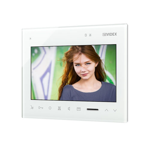 Videocitofono bianco - KRV782 - Videx Electronics S.p.A. - nero / da incasso / da interno