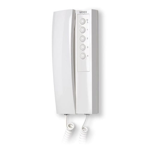 Citofono audio bianco - 3187 - Videx Electronics S.p.A. - non residenziale / da parete / da interno