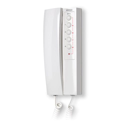 Citofono audio bianco - 3187/8 - Videx Electronics S.p.A. - non residenziale / da parete / da interno