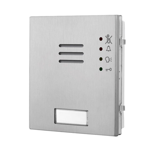 Modulo di citofono in acciaio inossidabile con finitura opaca - 4304X-0 - Videx Electronics S.p.A. - in acciaio inossidabile con finitura a specchio / in alluminio anodizzato / non residenziale