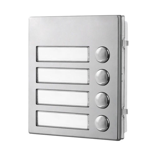 Modulo di citofono in acciaio inossidabile - 4044 - Videx Electronics S.p.A. - in acciaio inossidabile con finitura opaca / in alluminio anodizzato / non residenziale