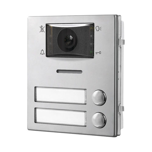Videocitofono in acciaio inossidabile con finitura opaca - 4284X-2 - Videx Electronics S.p.A. - in acciaio inossidabile con finitura a specchio / bianco / da incasso