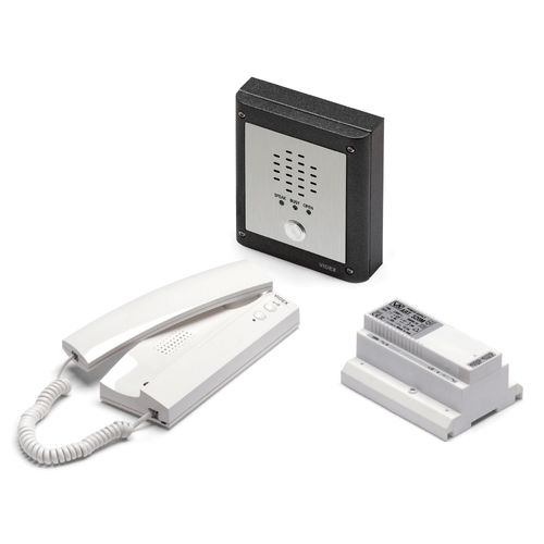 Citofono audio bianco - VRK - Videx Electronics S.p.A. - nero / da incasso / da interno
