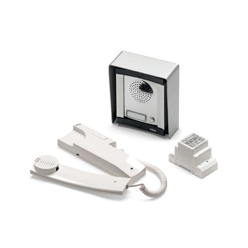 Citofono audio bianco - 8KC - Videx Electronics S.p.A. - da incasso / da interno / azionabile da telefono