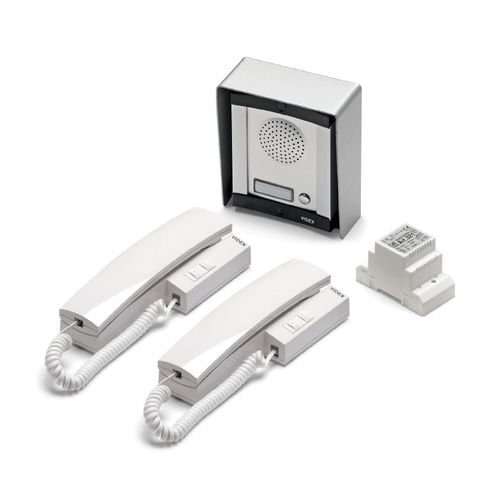 Citofono audio bianco - IK8K - Videx Electronics S.p.A. - da incasso / da interno / azionabile da telefono