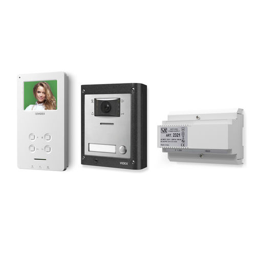 Videocitofono bianco - ESVK/6388 - Videx Electronics S.p.A. - nero / da incasso / da esterno