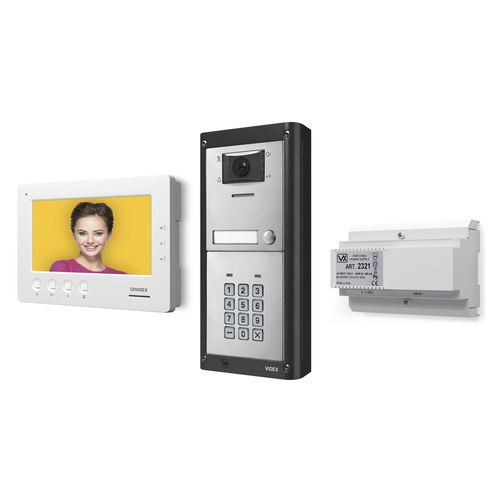 Videocitofono bianco - ESVKC/6788 - Videx Electronics S.p.A. - nero / da incasso / da esterno