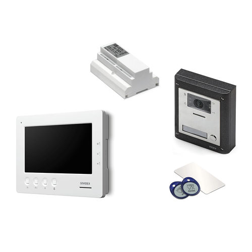 Videocitofono bianco - ESVKX/6788 - Videx Electronics S.p.A. - nero / da incasso / da esterno