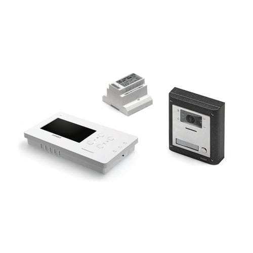 Videocitofono bianco - VK4K/6458 - Videx Electronics S.p.A. - nero / da incasso / da esterno