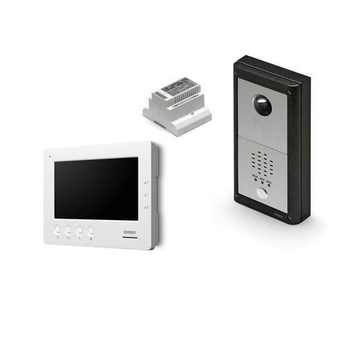 Videocitofono bianco - VRVK/6758 - Videx Electronics S.p.A. - nero / da incasso / da esterno