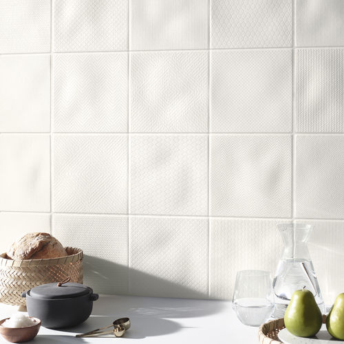 Piastrella in ceramica smaltata - Soft - revigres - opaca / da interno / da bagno