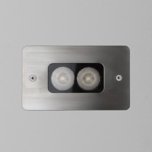 Faretto da pavimento - DOMINO 2 - PURALUCE - ad incasso / LED / ellittico