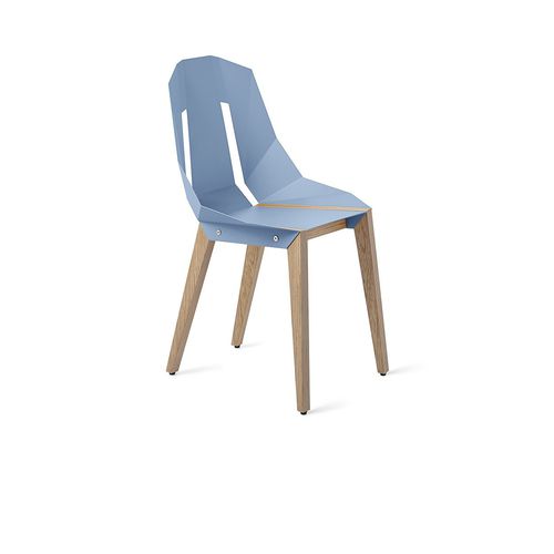 Sedia contemporanea - DIAGO - Tabanda - da interno / in alluminio / con supporto in quercia