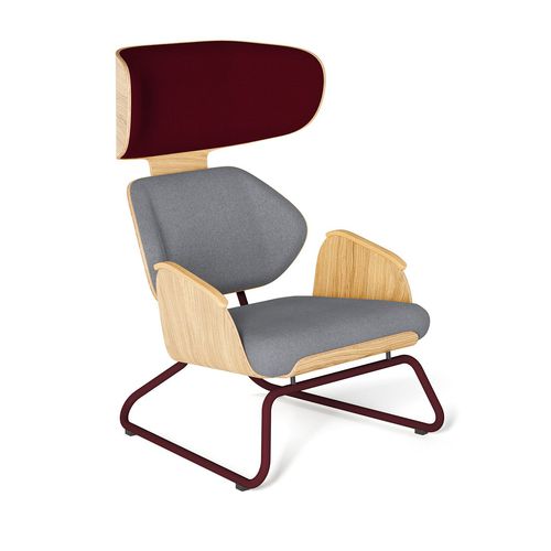 Poltrona contemporanea - PANKA - Tabanda - in tessuto / in rovere / in legno compensato