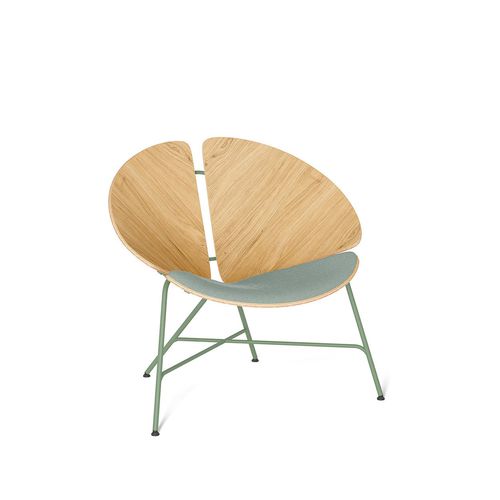Poltrona contemporanea - GINKA - Tabanda - in tessuto / in rovere / in legno compensato