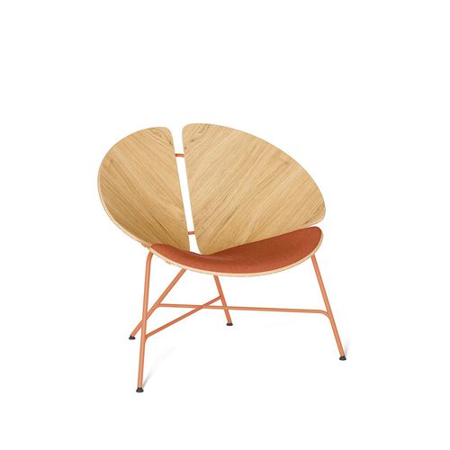 Poltrona contemporanea - GINKA - Tabanda - in tessuto / in rovere / in legno compensato