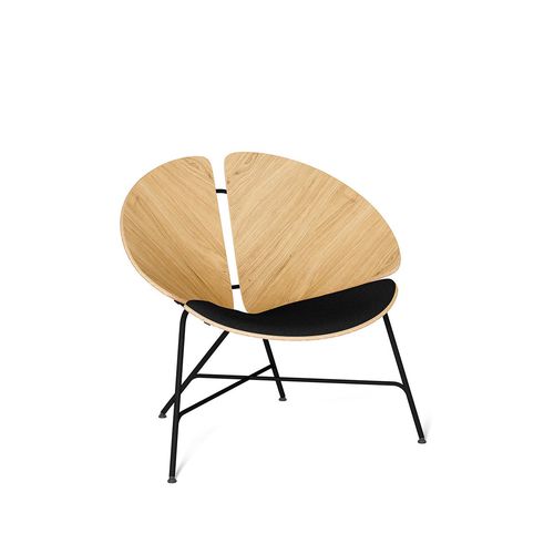 Poltrona contemporanea - GINKA - Tabanda - in tessuto / in rovere / in legno compensato