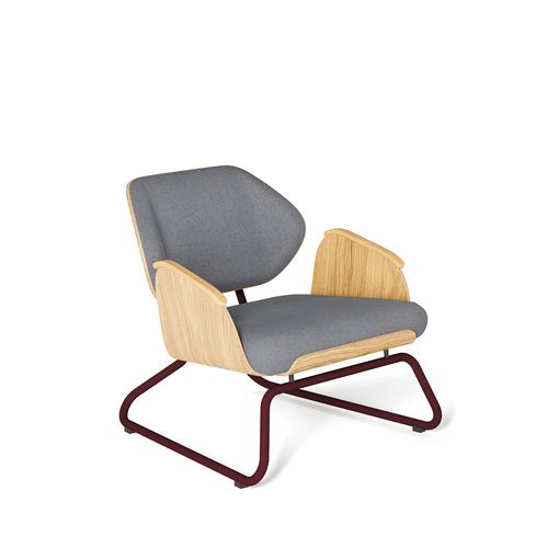 Poltrona contemporanea - PANKA - Tabanda - in tessuto / in rovere / in legno compensato