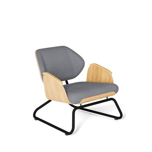Poltrona contemporanea - PANKA - Tabanda - in tessuto / in rovere / in legno compensato