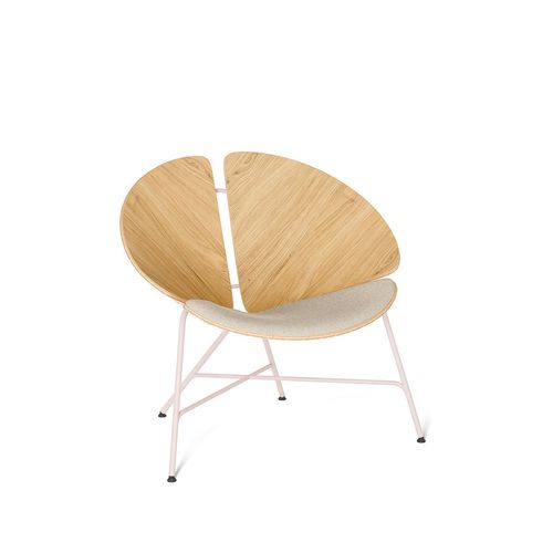 Poltrona contemporanea - GINKA - Tabanda - in tessuto / in rovere / in legno compensato