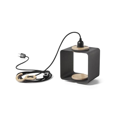 Lampada a sospensione - LAMPANIA - Tabanda - da terra / in alluminio / in rovere