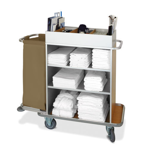 Carrello di pulizia - Mercura Industries - portabiancheria / per hotel / di trasporto