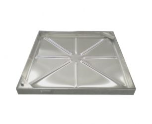 Chiusino in acciaio inossidabile - WITH HYDRAULIC SEALING - CAPA - quadrato