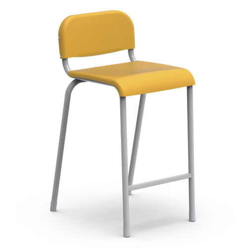 Sgabello minimalista - MAIS BA - Nautilus SA - in plastica / con supporto in metallo / per laboratorio