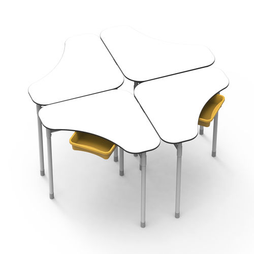 Scrivania per open space - BOOMERANG - Nautilus SA - da terra / da 2-4 persone / contemporanea