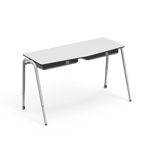 Scrivania per open space - TEAM  - Nautilus SA - da terra / da 2 persone / contemporanea