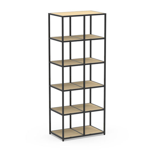 Scaffale contemporaneo - BLEND BLE.10 - Nautilus SA - in acciaio / in PVC / in melaminico