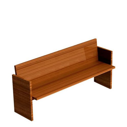 Panca per spazi pubblici contemporanea - CARVALHOS - Nautilus SA - in legno / con schienale / con braccioli