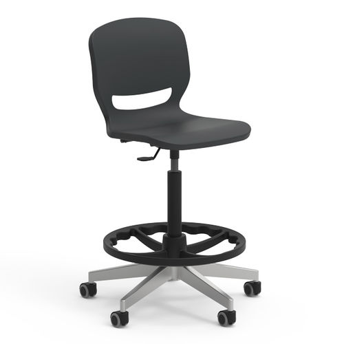 Sedia da ufficio contemporanea - SPIN - Nautilus SA - da interno / in plastica / con supporto in metallo