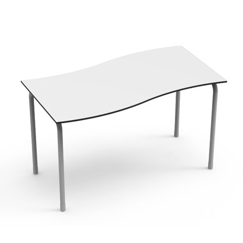 Scrivania da terra - WAVED - Nautilus SA - da 2 persone / contemporanea / in metallo verniciato