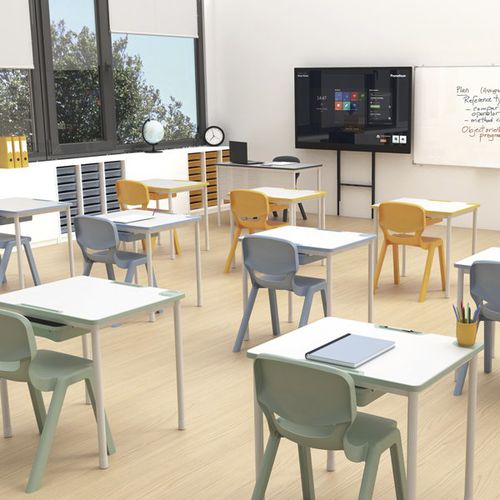 Scrivania per open space - ERGOS EDGE - Nautilus SA - da terra / da 2 persone / contemporanea