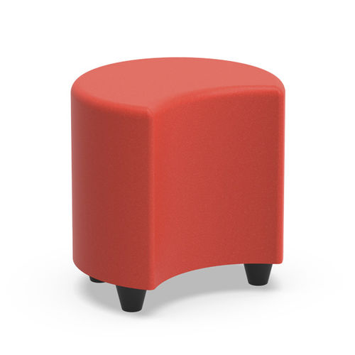 Pouf contemporaneo - BLRE - Nautilus SA - in tessuto / in espanso / semicircolare