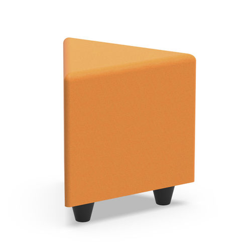 Pouf contemporaneo - BLT - Nautilus SA - in tessuto / in espanso / triangolare