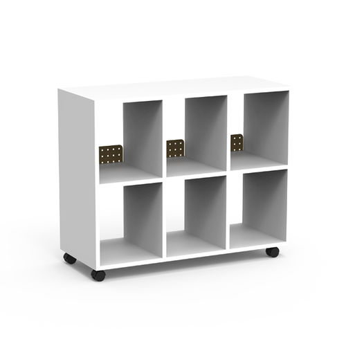 Scaffale mobile - BR6 - Nautilus SA - contemporaneo / in PVC / in melaminico